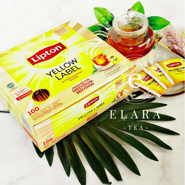 

Lipton Yellow Label 100x2gr Tea Bag Envelope Black Tea 200gr