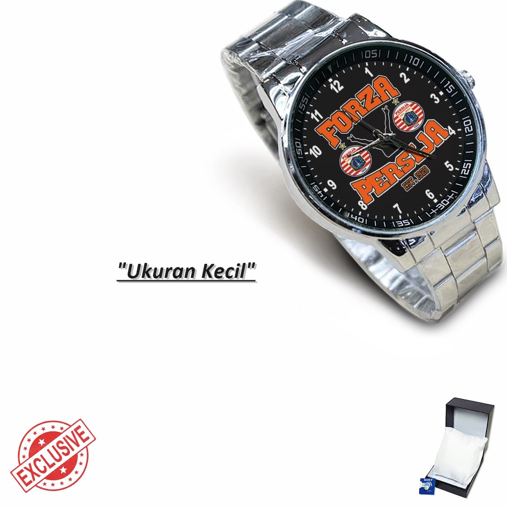 Jam Tangan Rantai Couple FORZA PERSIJA (Awesome)