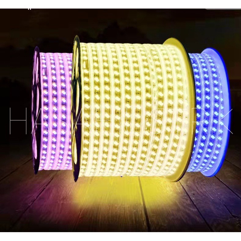 LAMPU LED STRIP SELANG 5730 SMD AC 220V METERAN (1M-100M) OUTDOOR AND INDOOR LAMPU PLAFON LAMPU HIAS