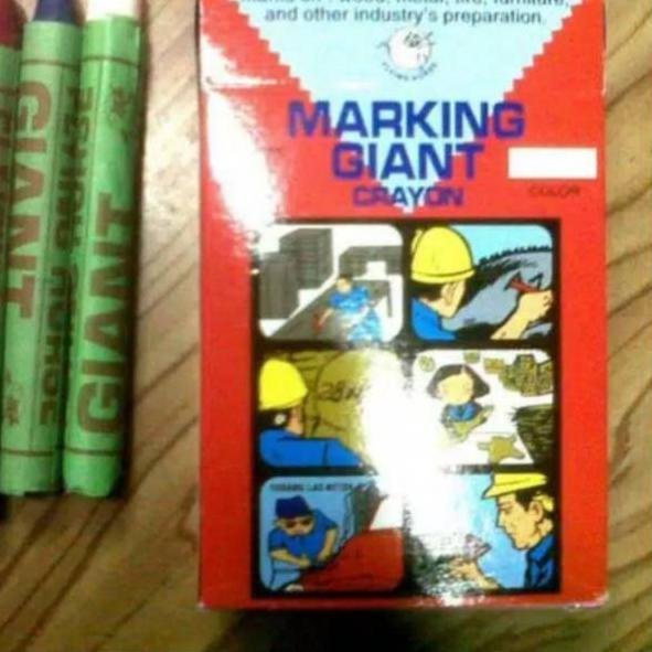 

Diskon ¿ Marking crayon giant logam, kayu karet, pohon dihutan (Ready) M9