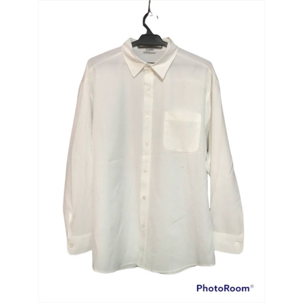 Y-Land Kemeja Shirt Putih Unisex Wanita Pria Original