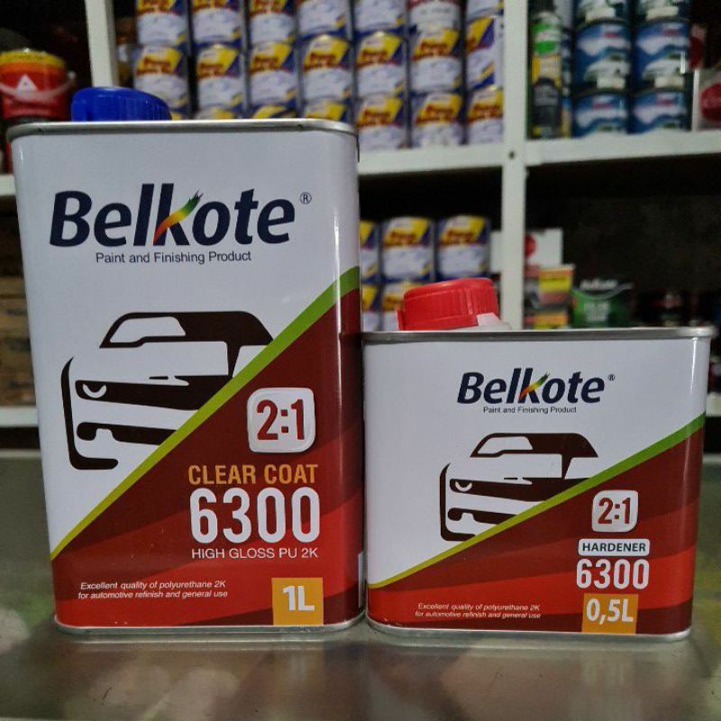 anti gores belkote/clear coat 6300