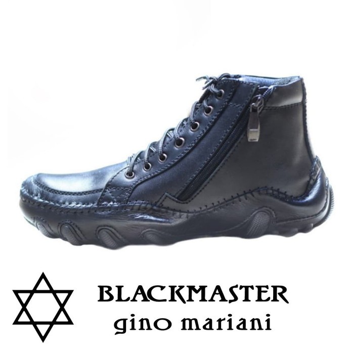Dijual GINO MARIANI ELARIO 2 Sepatu Pria Formal Boots sleting kulit pdh dinas - Hitam, 40 terbaik