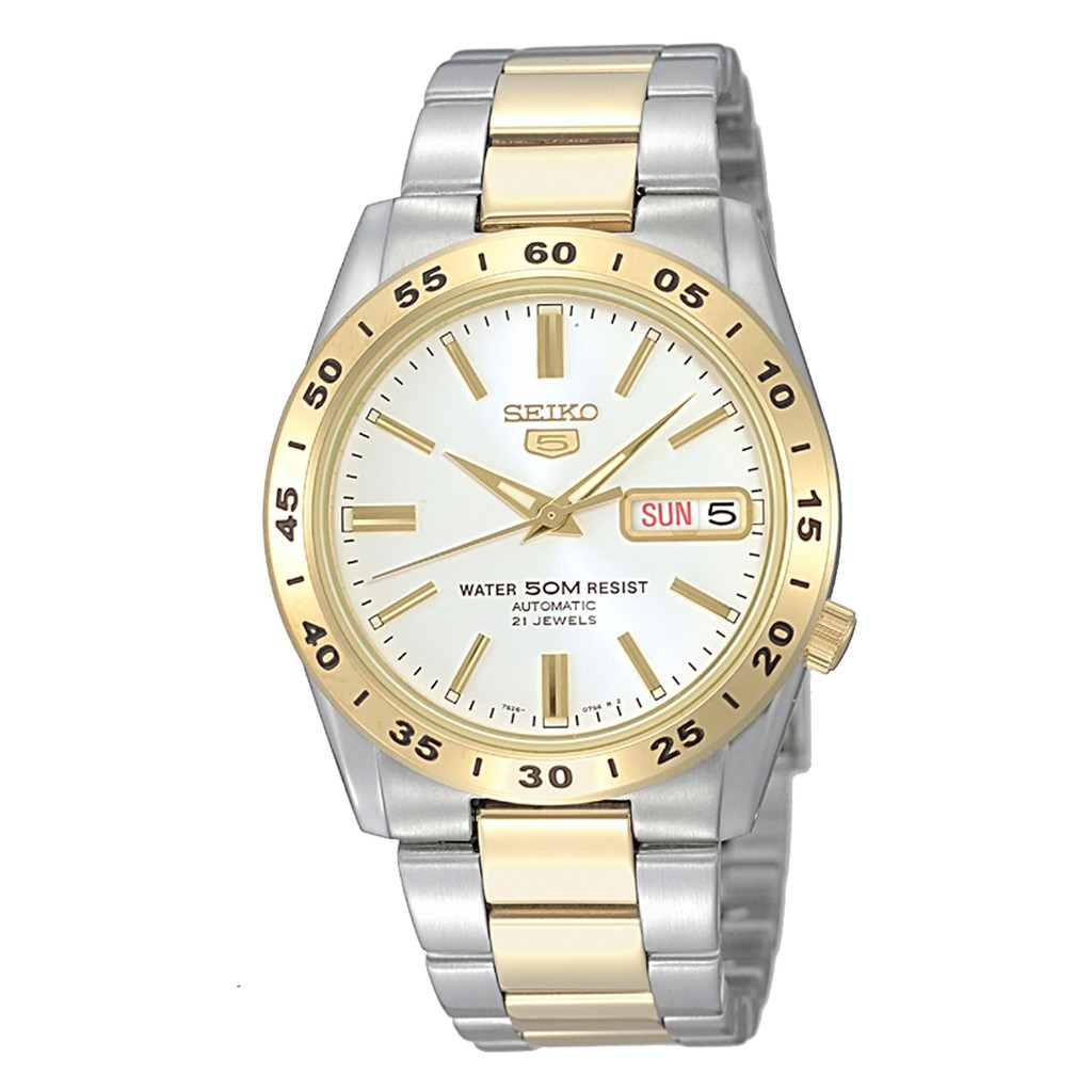 Seiko 5 SNKE04K1 Automatic Silver Gold