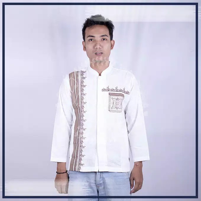 baju koko lengan panjang kode 4 R.23