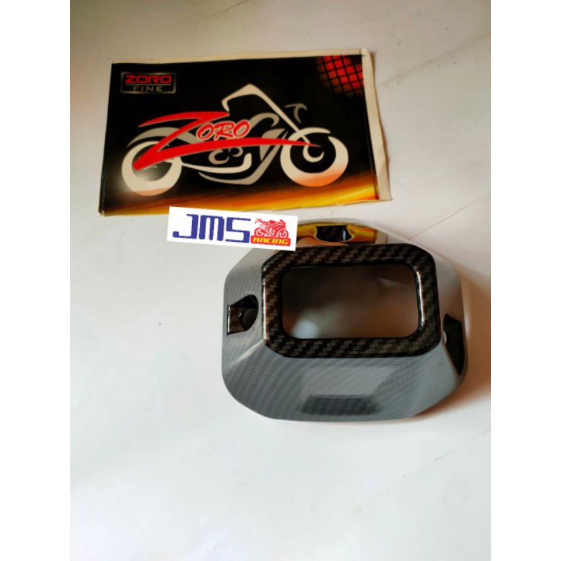 cover corong knalpot carbon vario 125 vario 150 zoro