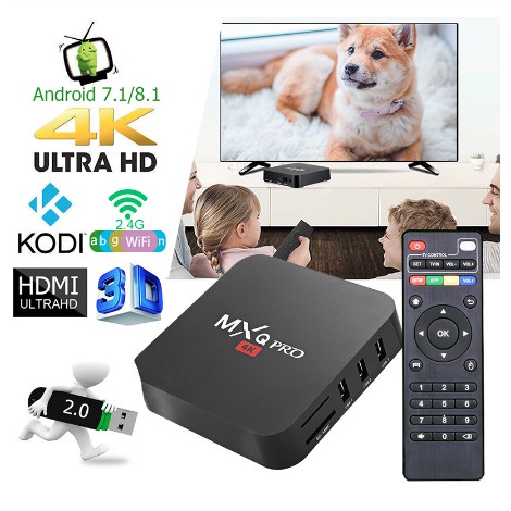 TV Box Android MXQ Pro 4K Smart TV Box Android 7.1 X96 Mini RAM 2G ROM 16GB Full Load