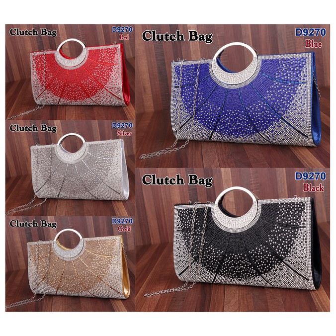 Clutch Bag Fashion D9270 - TAS PESTA - HANDBAG FASHION MURAH