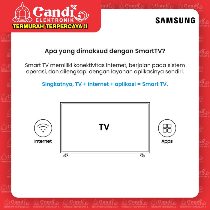 SAMSUNG HD Smart TV Led 32 Inch UA32T4500AKXXD-2