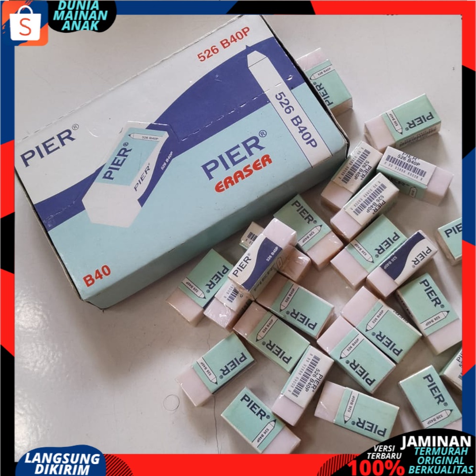 

Penghapus Pensil Eraser Alat Tulis Stip / Hapusan Pencil Pier Joyk0 Kenk0 526-B40P