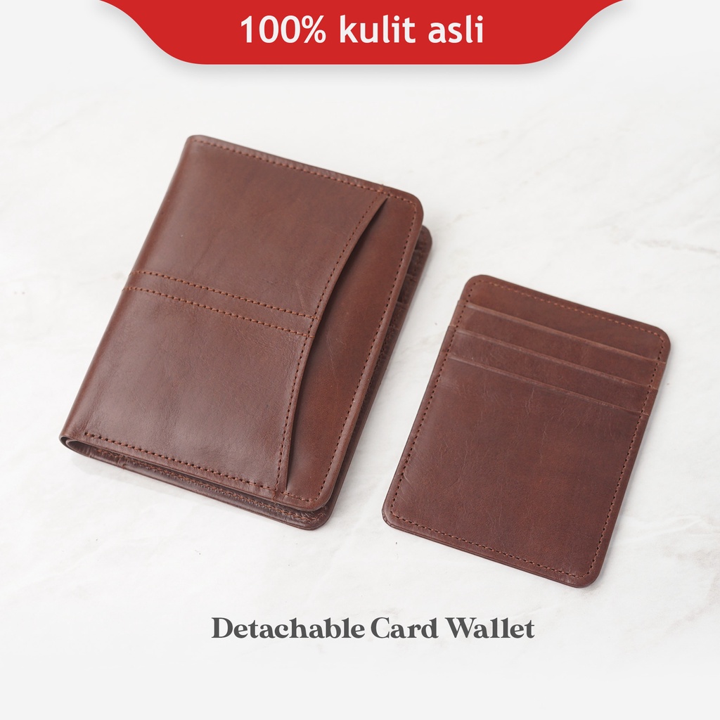 DOMPET KULIT ASLI PRIA WANITA UNISEX ORIGINAL 100% PREMIUM ZILLO WALLET   - GRATIS UKIR NAMA