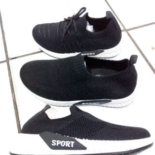  Sepatu  slip on Anak  Laki laki dan Perempuan  Sport flyknit 