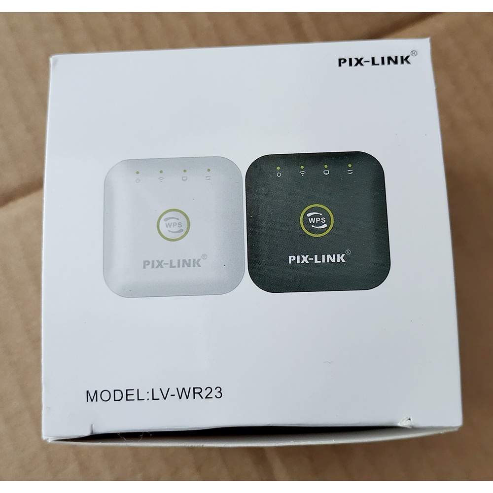 PIX-LINK Wireless WiFi Range Extender Amplifier Repeater 300Mbps - WR23 - Black