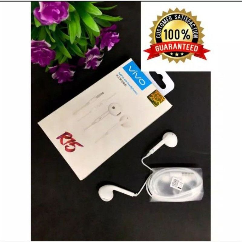 HEADSET HANDSFREE VIVO EARPHONE R15 HANDSFREE HEADSET VIVO EARPHONE VIVO EARPHONE R15
