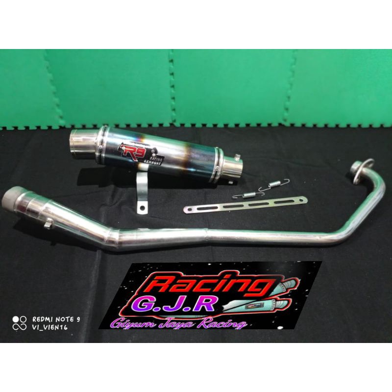 Knalpot R9 untuk motor vixion