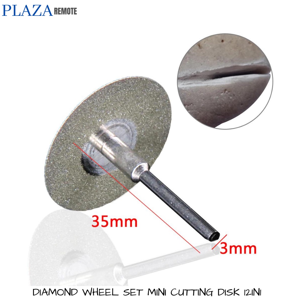 MATA GERGAJI GRINDER MINI CUTTING WHEEL TUNER SET ISI 12 PC