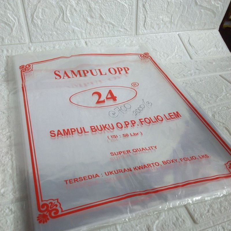 

sampul plastik opp folio