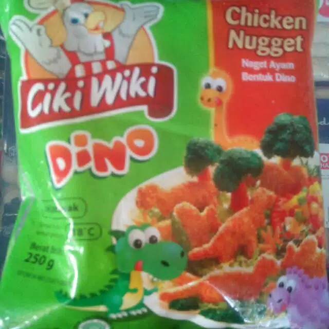 

NUGGET AYAM CIKI WIKI DINO 250GR || Frozen Food Bandung Chicken Nugget