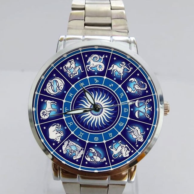 Jam Tangan Stainless Custom Zodiac Ramalan Bintang Art 2