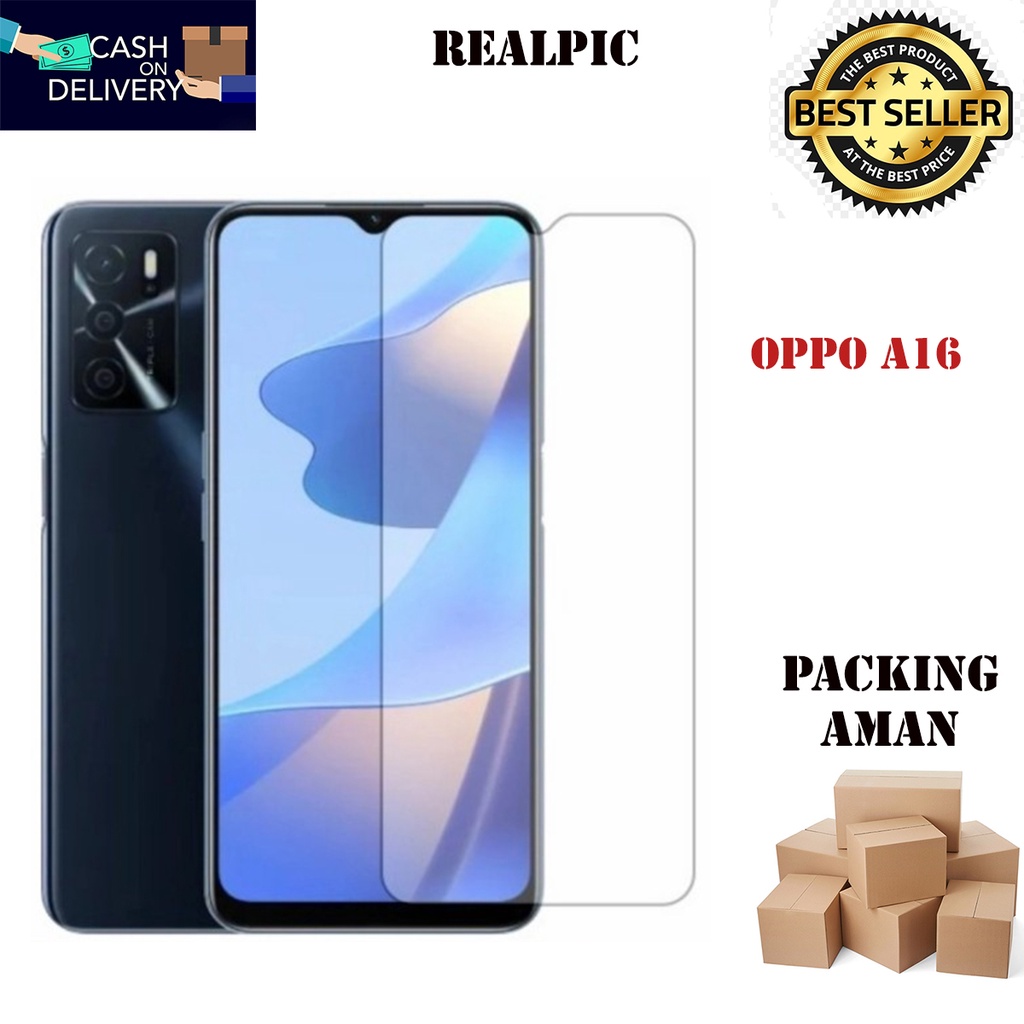 Tempered Glass Oppo A16 2021 Screen Protector Anti Gores