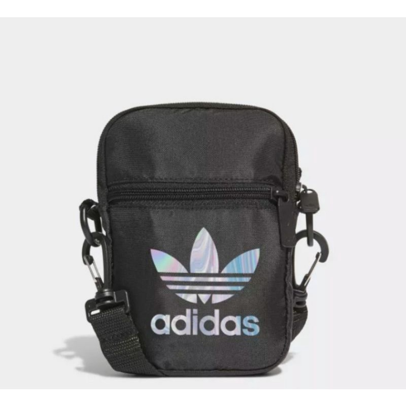 Sling bag Adidas Trefoil Festival Black Hologram