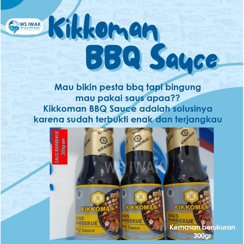Saus Grill Kikkoman Bbq 300ml