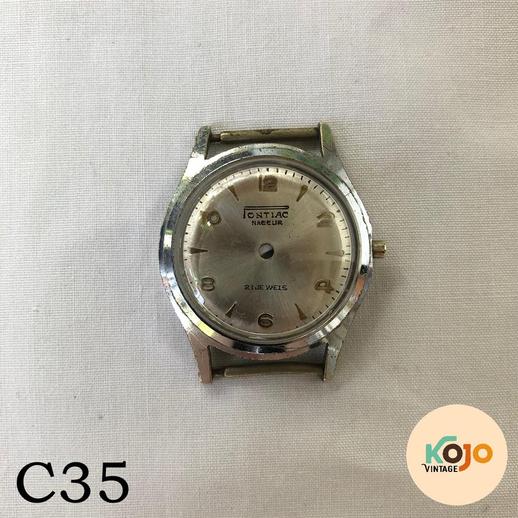 Casing Jam Tangan Wanita Antik Jadul Vintage Langka Pontiac