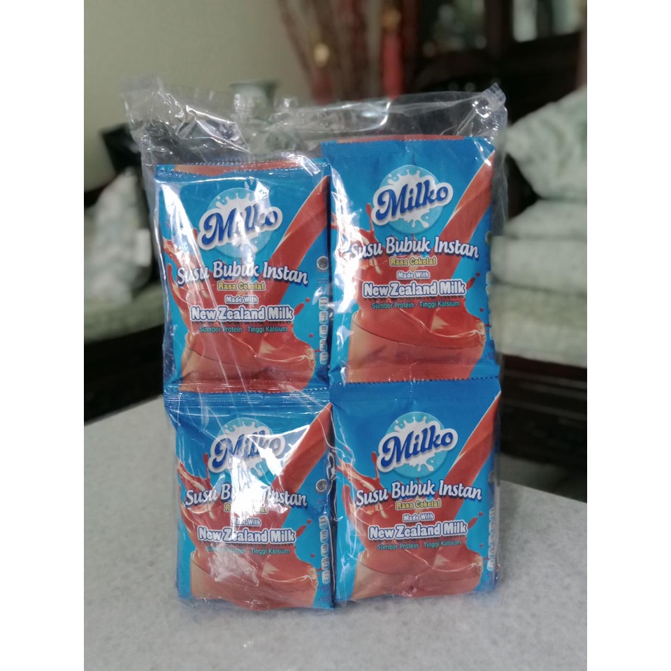 Milko Susu Bubuk Instant Sachet 27gr - Coklat