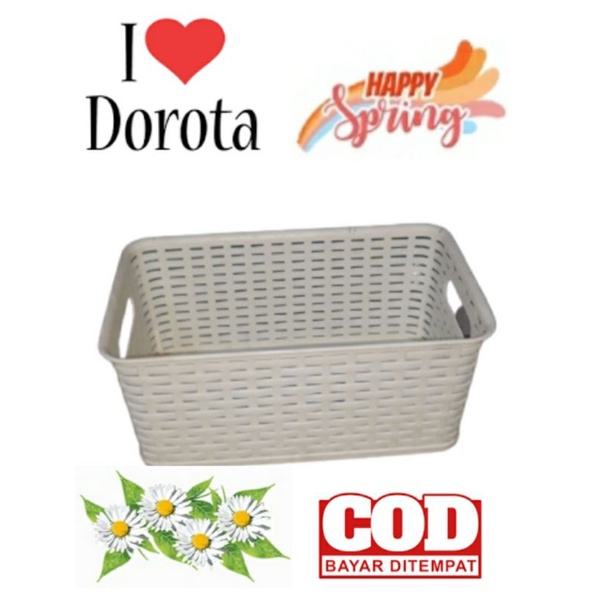 keranjang serbaguna dorota 3301 green laef