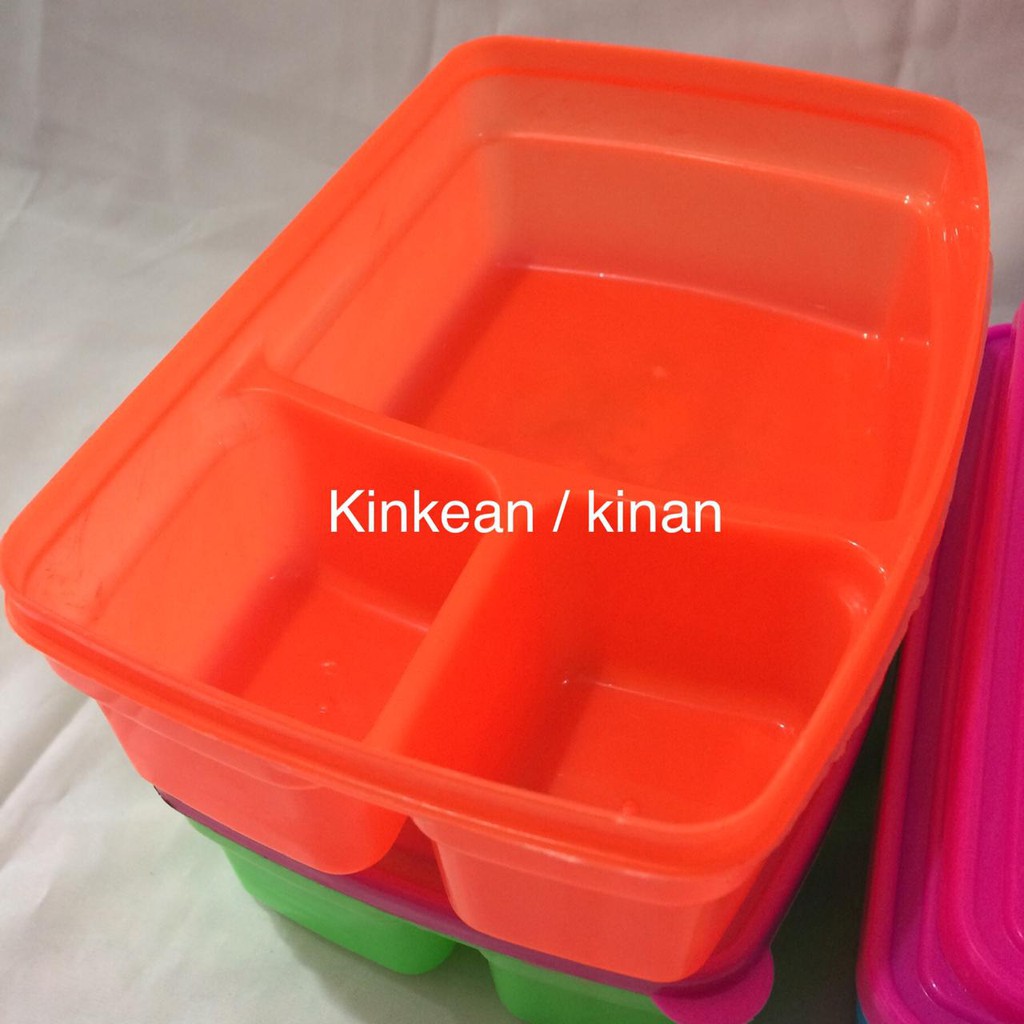 Lunch Box / Kotak Makan plastik Warna-warni