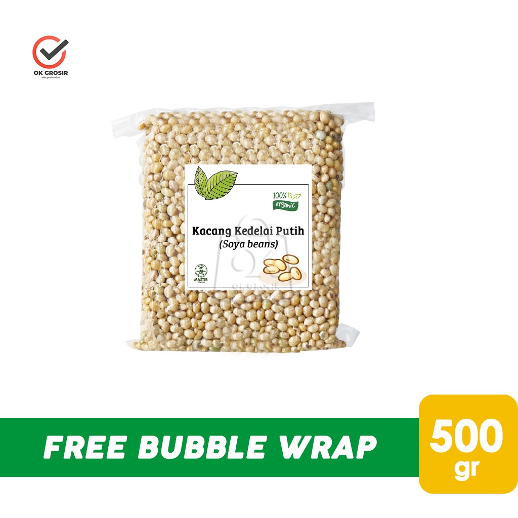 

Kacang Kedelai Putih Vacuum Pack (500gr)