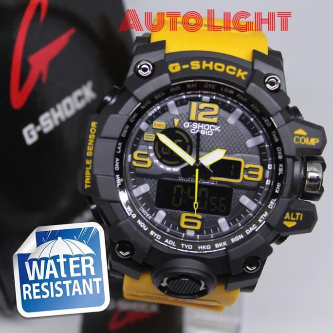 promo | diskon | sale JAM TANGAN PRIA GWG 1000 AUTOLIGHT ANTI AIR YELLOW BLACK terbaik | terlaris