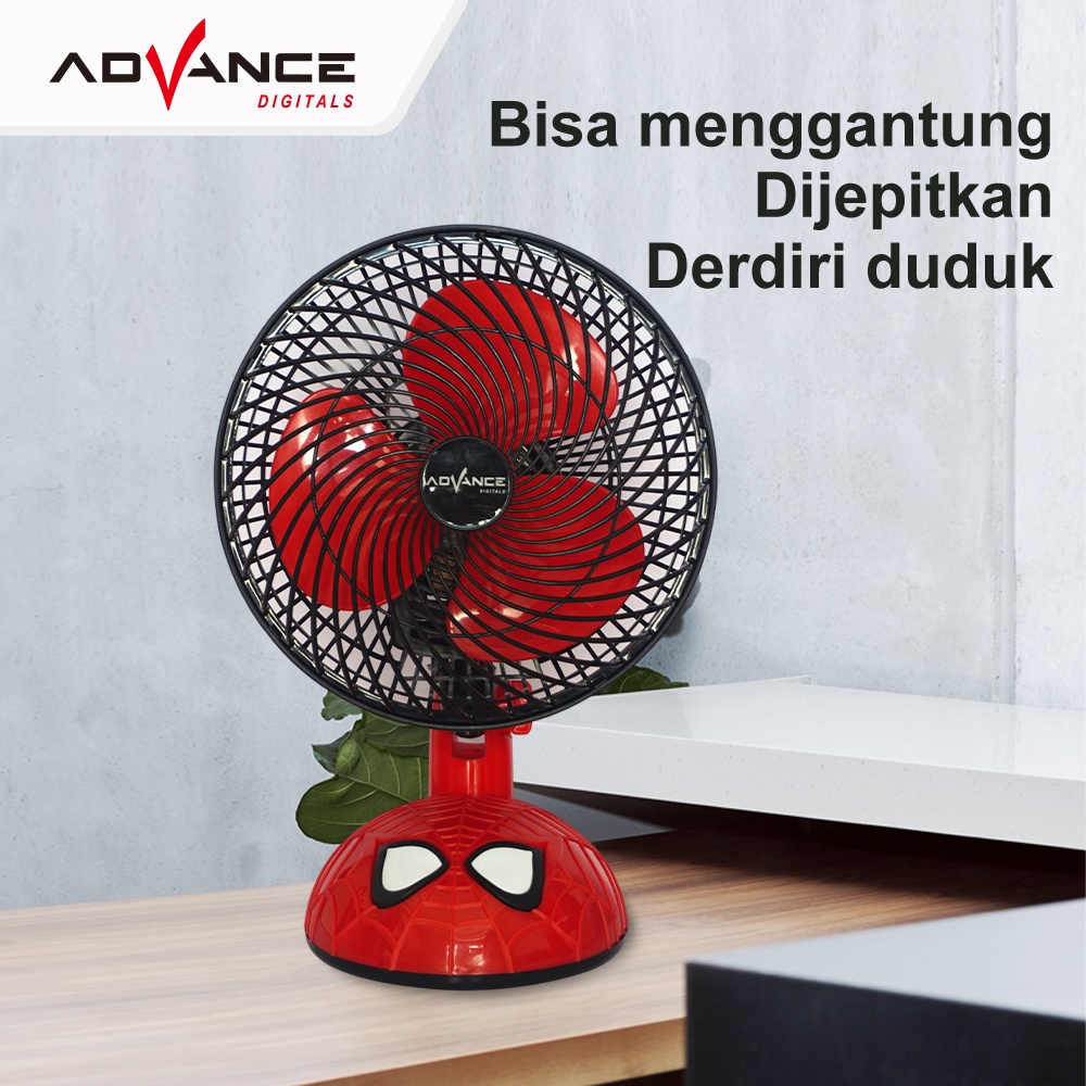 Advance 8inch Kipas Angin Meja &amp; Dinding DF-803 Garansi 1 Tahun