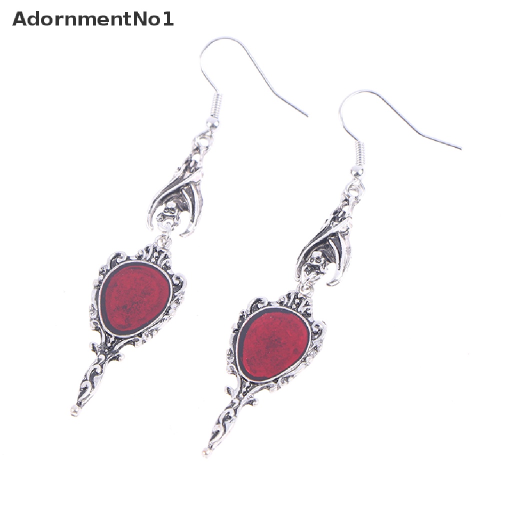 (AdornmentNo1) Anting Kait Gantung Wanita Desain Kelelawar Vampire Gaya Vintage / Gothic / Punk Untuk Hadiah