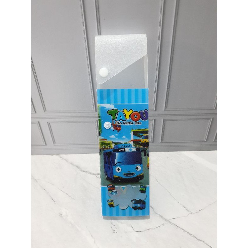 kotak pensil slot kancing/kotak pensil laci/pensil case/tempat pensil-Tayo