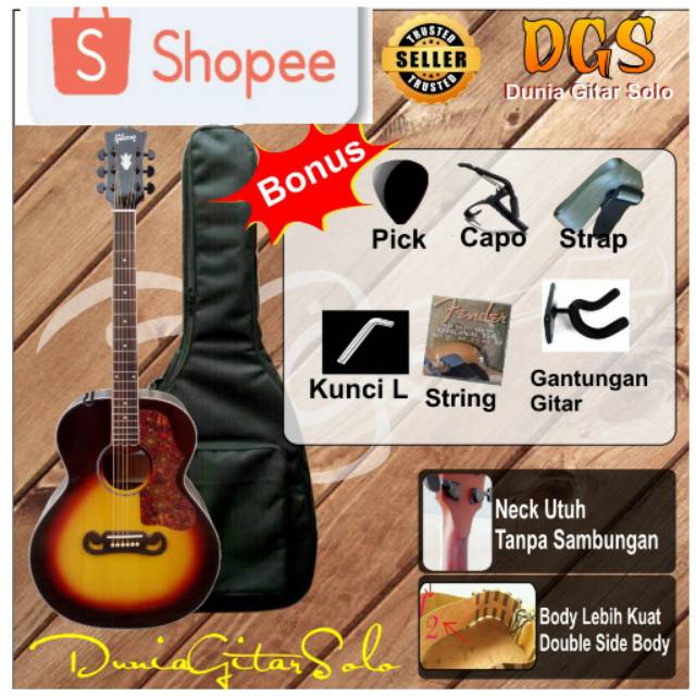 gitar akustik gibson j200 murah