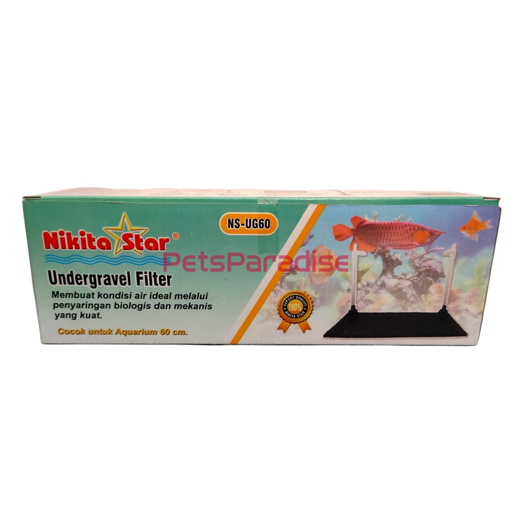 Filter Undergravel 60 Cm Aquarium Aquascape NIKITA STAR NS UG 60