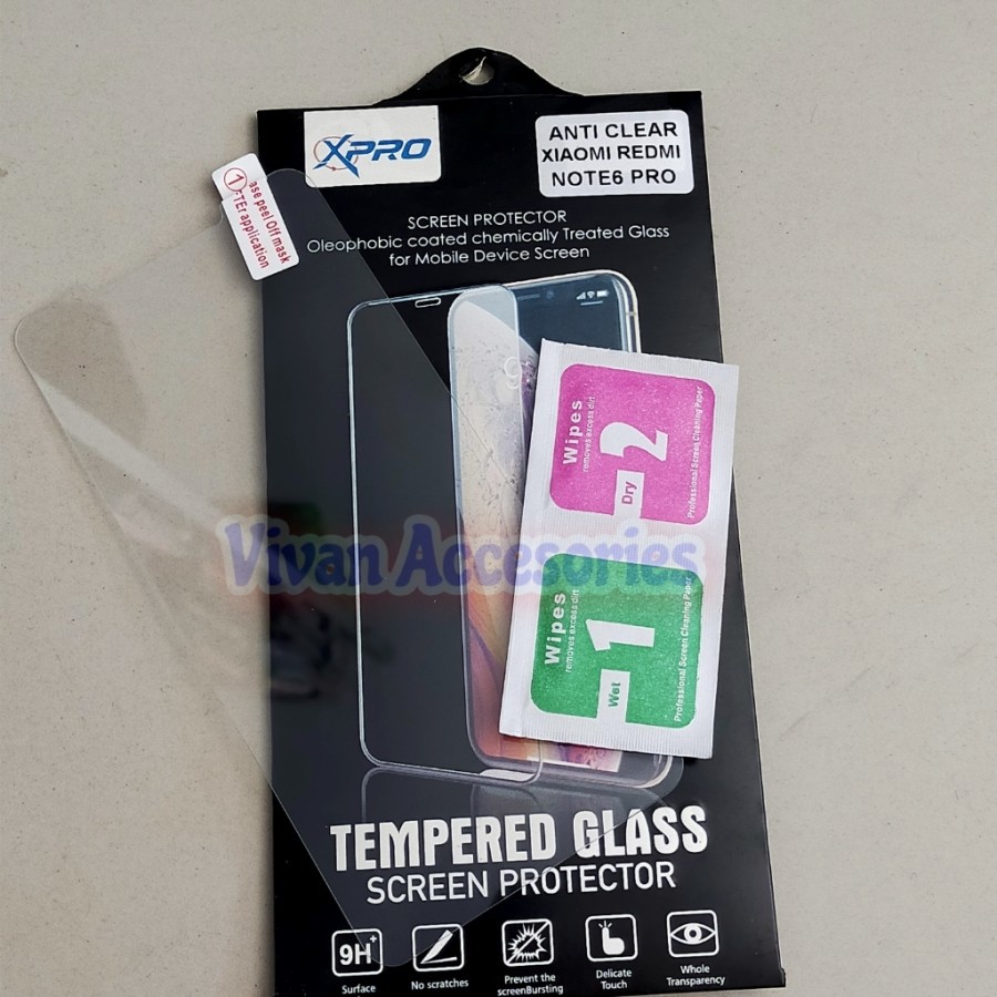 Tempered Glass / Anti Gores Redmi Note 6 Pro