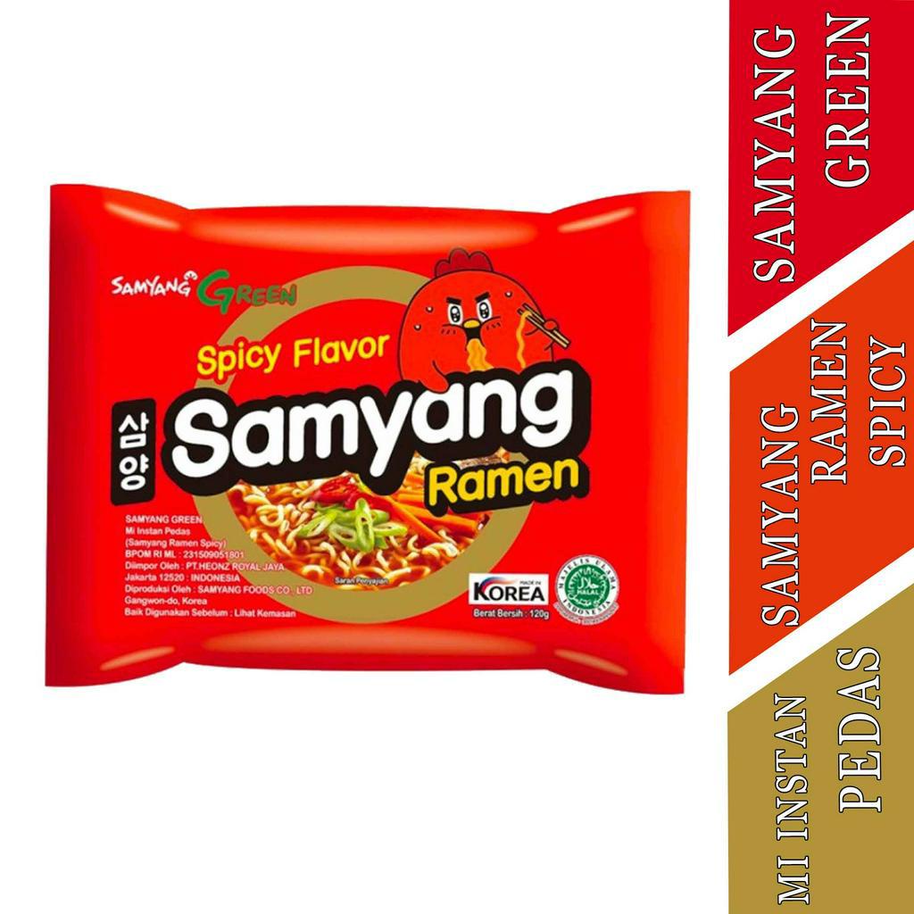 

Mi Instan Kuah- Samyang Ramen Spicy- Mie Instan Pedas- 120gr