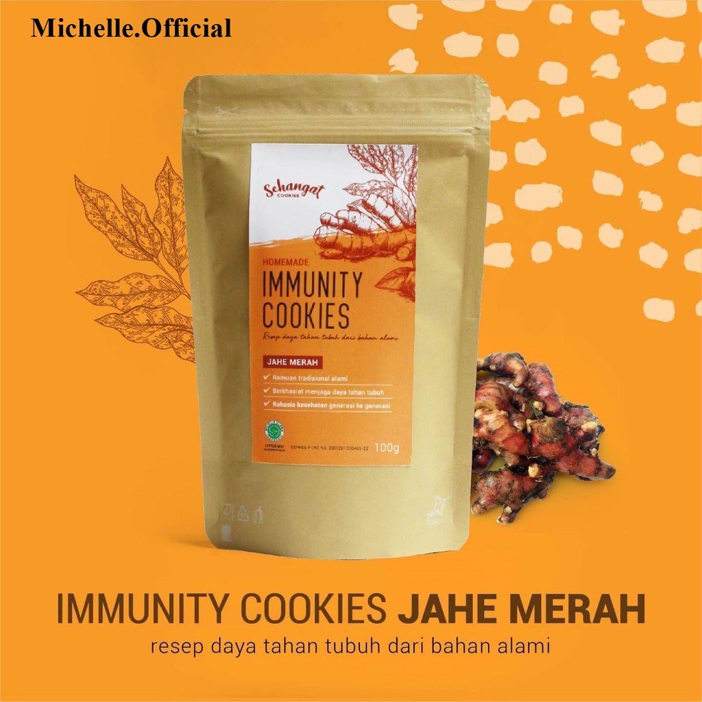 

Sehangat Cookies Jahe Merah/Ginger Cookies/ Immunity Cookies