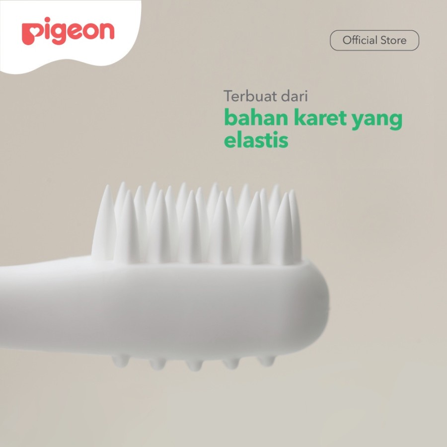 Pigeon Training Brush Lesson 2 Orange Sikat Gigi Anak Bayi Toothbrush