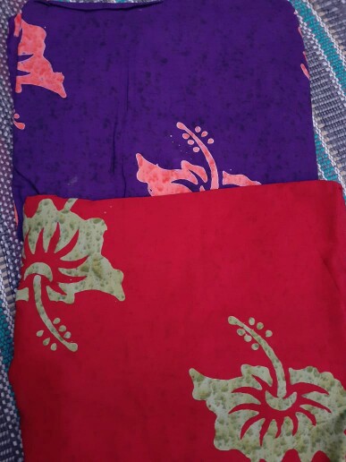 One Set Cap One Set Terbaru Kekinian Promo Rayon  Setelan Batik Motif Bunga Sepatu Terlaris Bisa Cod