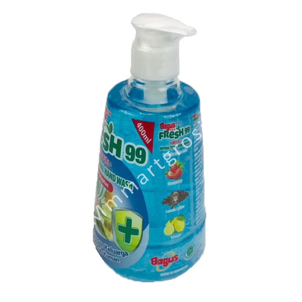 Bagus Fresh99 / Hand Wash Eucalyptus / Sabun Cuci Tangan / 400ml