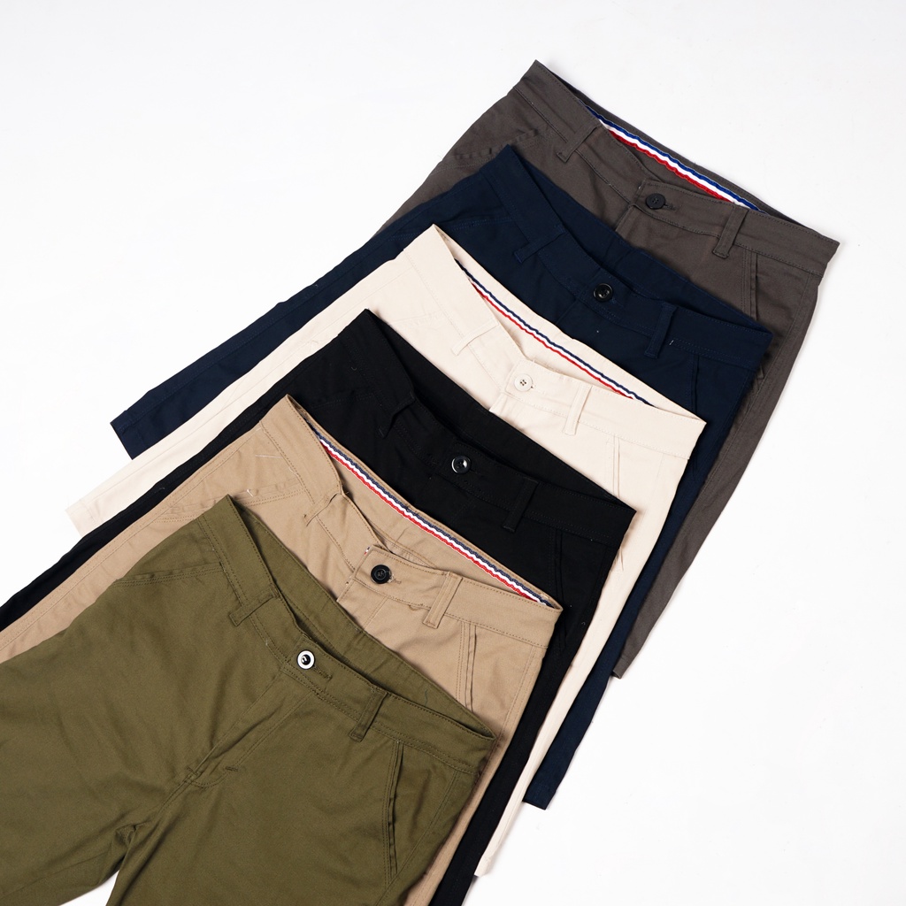 SANVANINA Celana Pendek Chino Pria Premium Slim Fit EA-026 | Celana Chino
