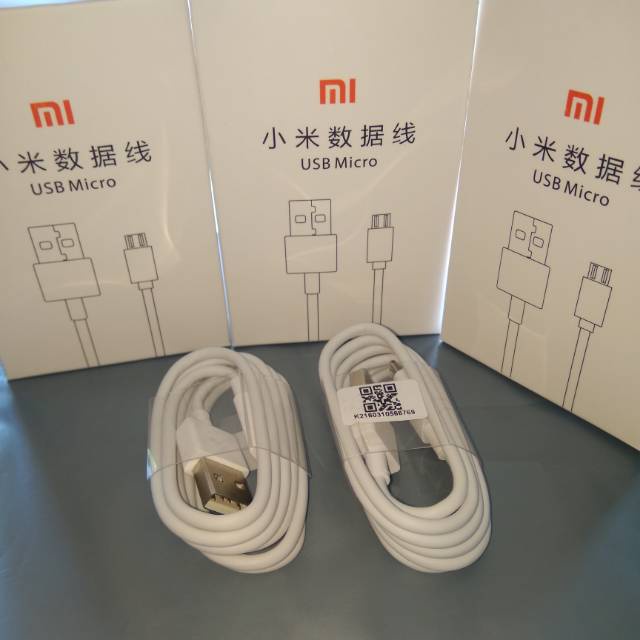 ORI Kabel data xiaomi MI Redmi 1, 2, 3, 4, 5, 6, 7, 8,  9 Prime, Plus, X, S Original Fast Charging