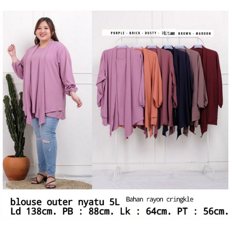 blouse outer super jumbo