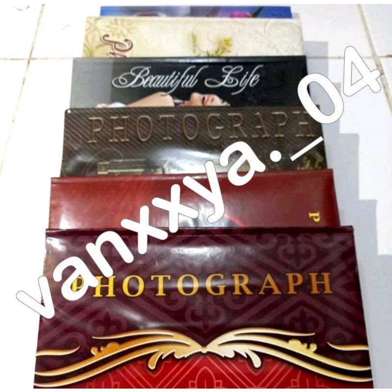 Album Foto ukuran 4R (10×15cm) isi 40 lembar Promosi Sampul Tebal Hardcover