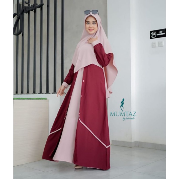 READY GAMIS SYARI SET DENISA MAT ITYCREPE FREE BROS