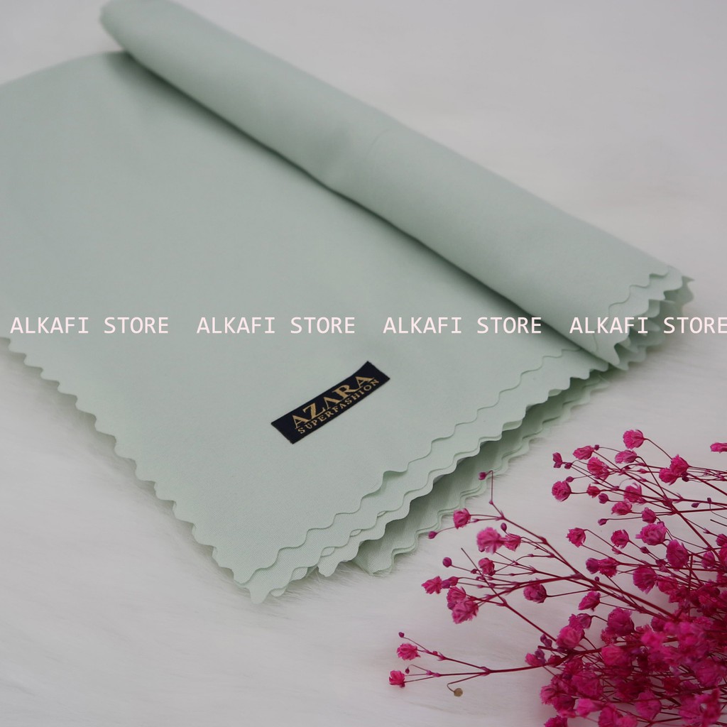 JILBAB SEGI EMPAT OSKARA VOAL.HIJAB OSCARA VOAL LASER CUT.KERUDUNG LASER BY AZARA-MINT