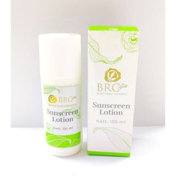 Sunscreen Lotion - Beauty Rose Cosmetics BRC Gold